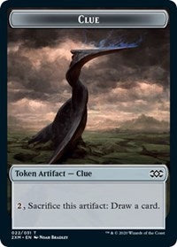 Clue // Wurm (030) Double-Sided Token [Double Masters Tokens] | Pegasus Games WI