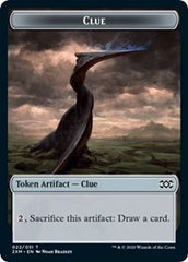 Clue // Wurm (030) Double-Sided Token [Double Masters Tokens] | Pegasus Games WI