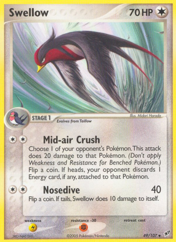 Swellow (49/107) [EX: Deoxys] | Pegasus Games WI