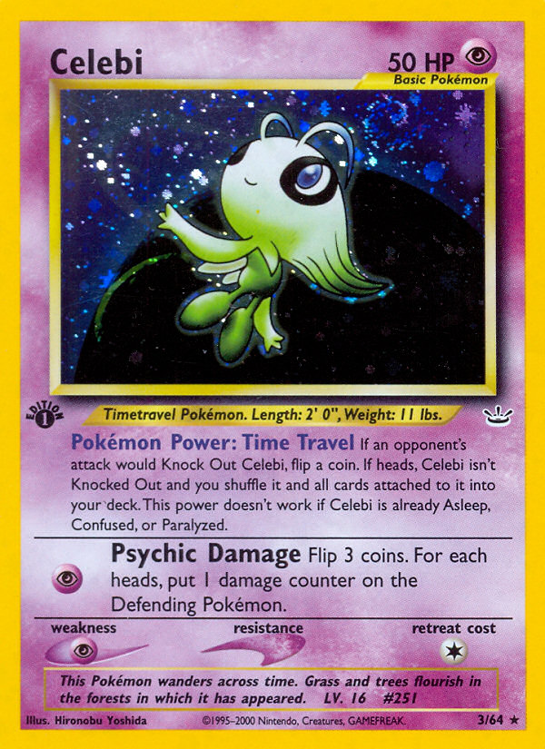 Celebi (3/64) [Neo Revelation 1st Edition] | Pegasus Games WI