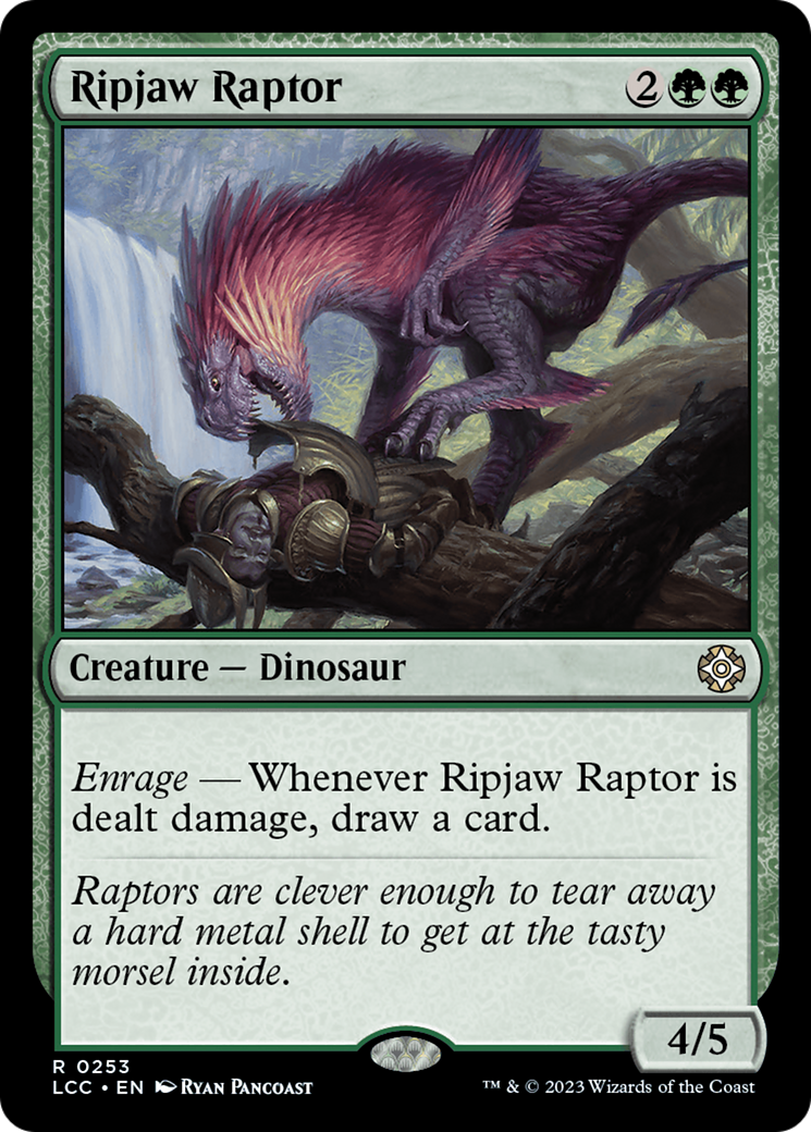 Ripjaw Raptor [The Lost Caverns of Ixalan Commander] | Pegasus Games WI