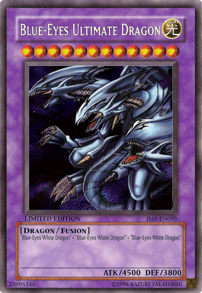 Blue-Eyes Ultimate Dragon [JMP-EN005] Ultra Rare | Pegasus Games WI