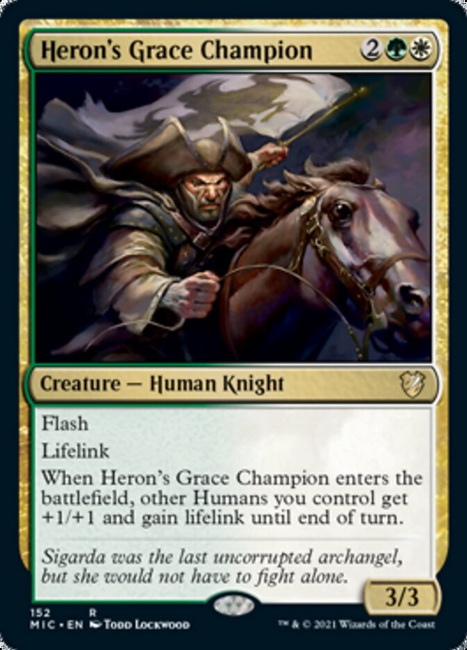 Heron's Grace Champion [Innistrad: Midnight Hunt Commander] | Pegasus Games WI