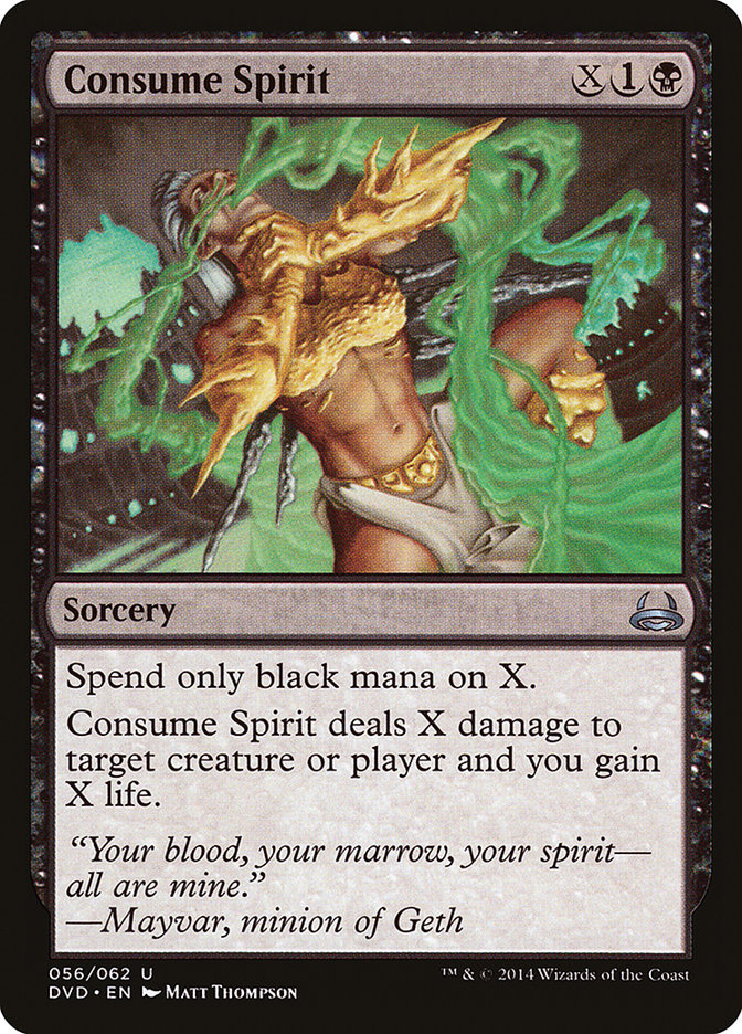 Consume Spirit (Divine vs. Demonic) [Duel Decks Anthology] | Pegasus Games WI