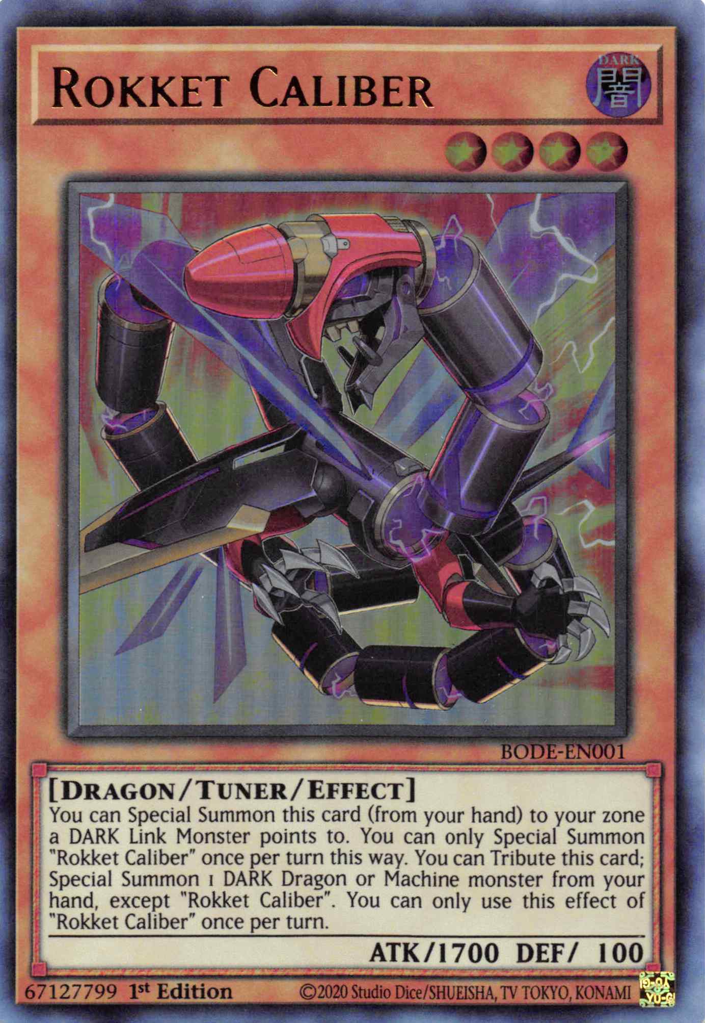 Rokket Caliber [BODE-EN001] Ultra Rare | Pegasus Games WI