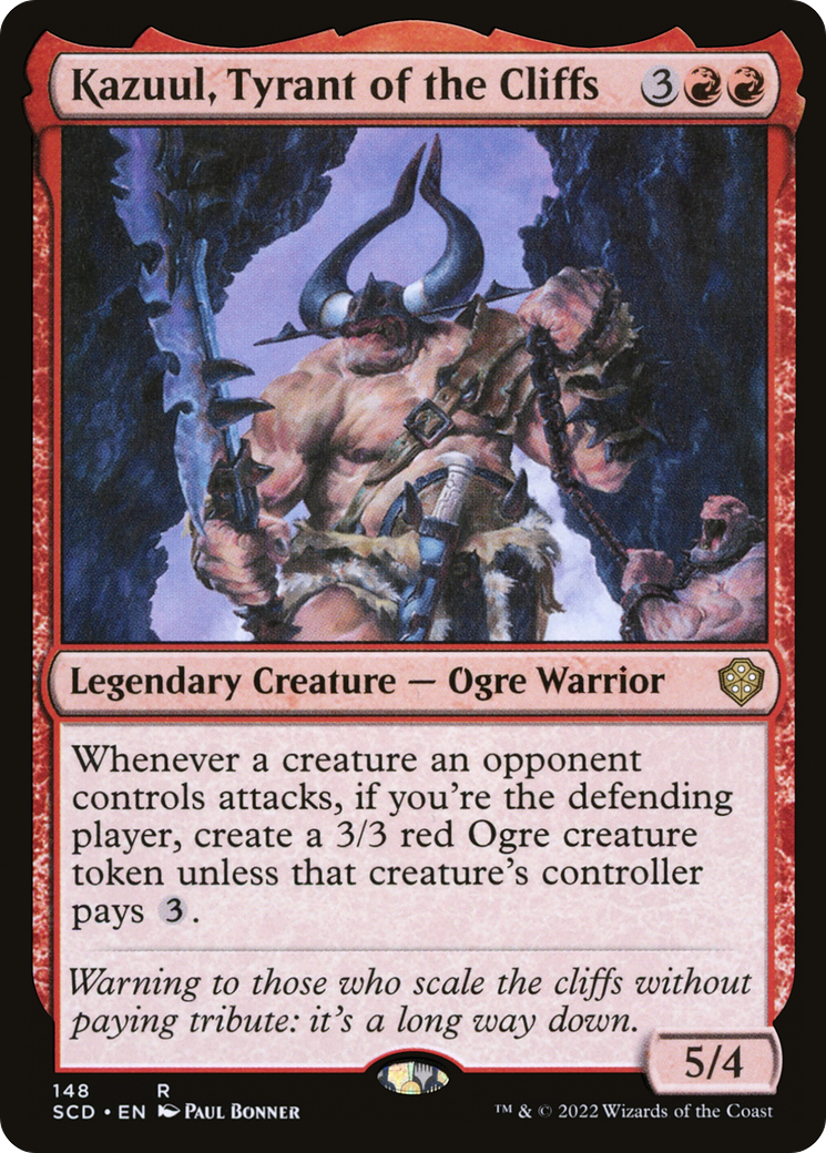 Kazuul, Tyrant of the Cliffs [Starter Commander Decks] | Pegasus Games WI