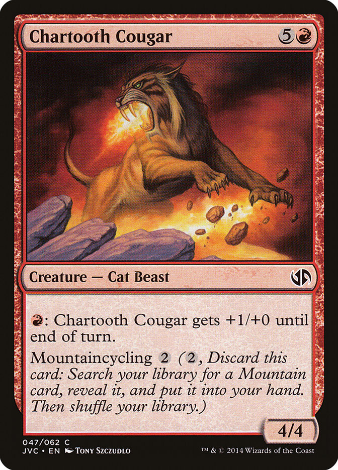 Chartooth Cougar [Duel Decks Anthology] | Pegasus Games WI