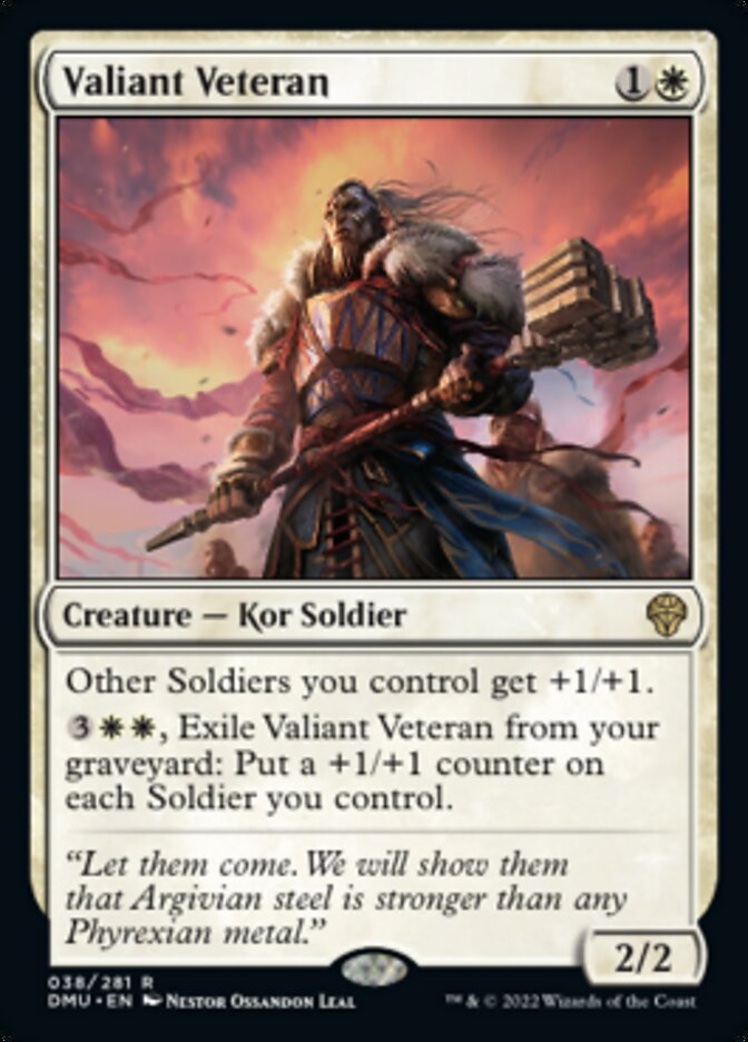 Valiant Veteran [Dominaria United] | Pegasus Games WI