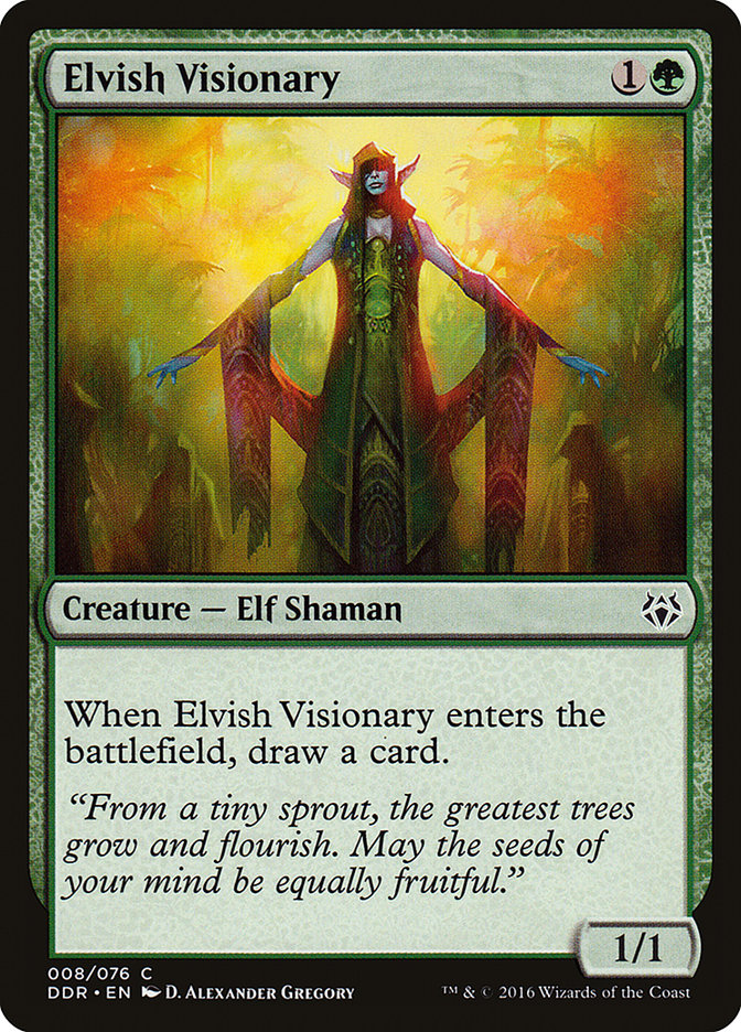 Elvish Visionary [Duel Decks: Nissa vs. Ob Nixilis] | Pegasus Games WI