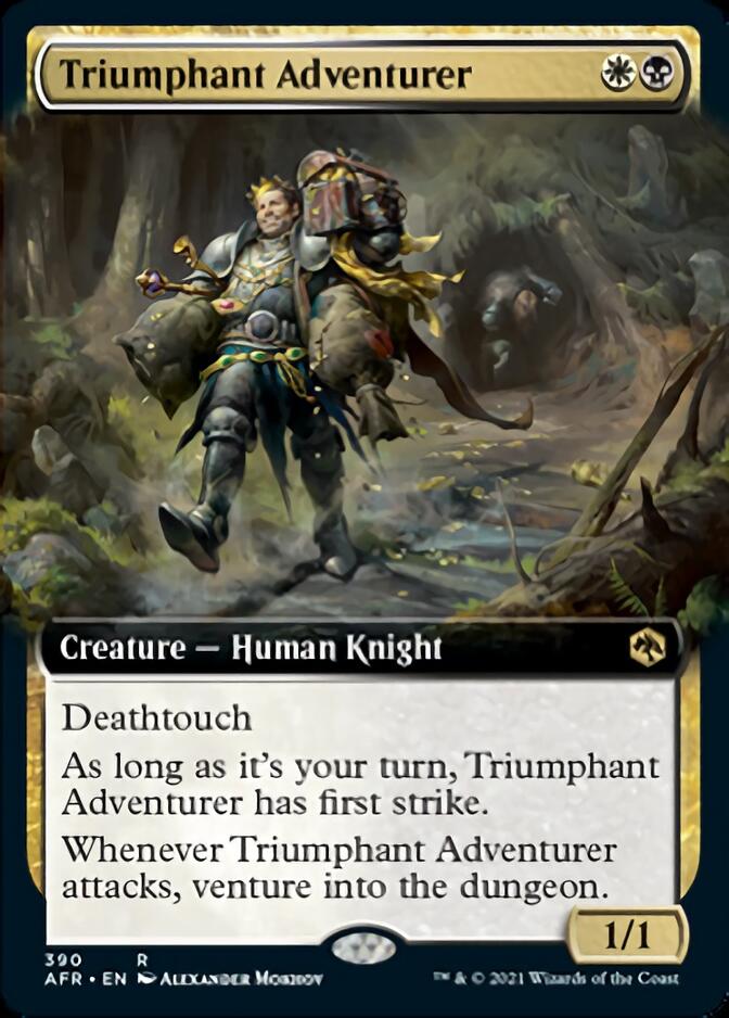 Triumphant Adventurer (Extended Art) [Dungeons & Dragons: Adventures in the Forgotten Realms] | Pegasus Games WI