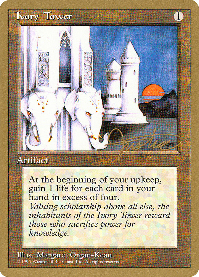 Ivory Tower (Mark Justice) [Pro Tour Collector Set] | Pegasus Games WI