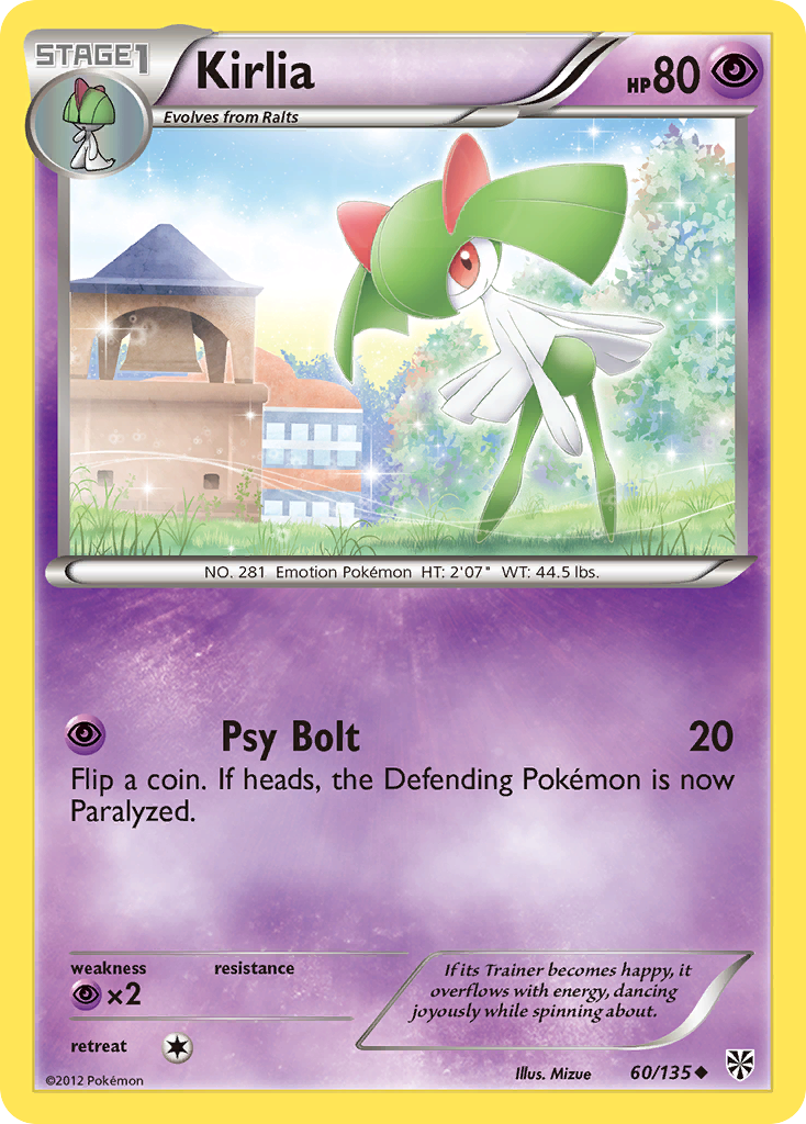 Kirlia (60/135) [Black & White: Plasma Storm] | Pegasus Games WI