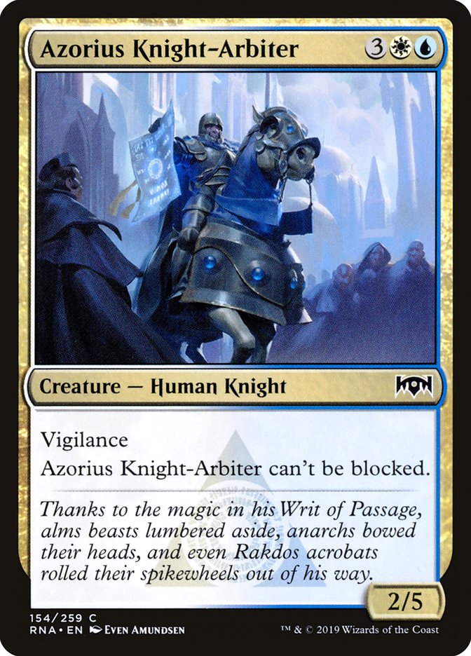 Azorius Knight-Arbiter [Ravnica Allegiance] | Pegasus Games WI