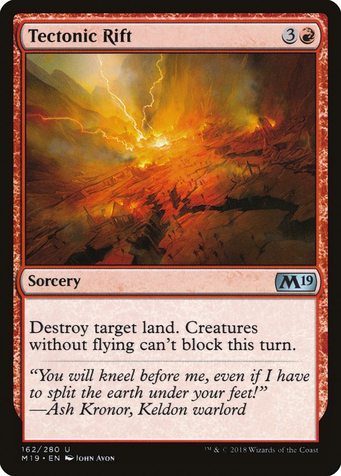 Tectonic Rift [Core Set 2019] | Pegasus Games WI
