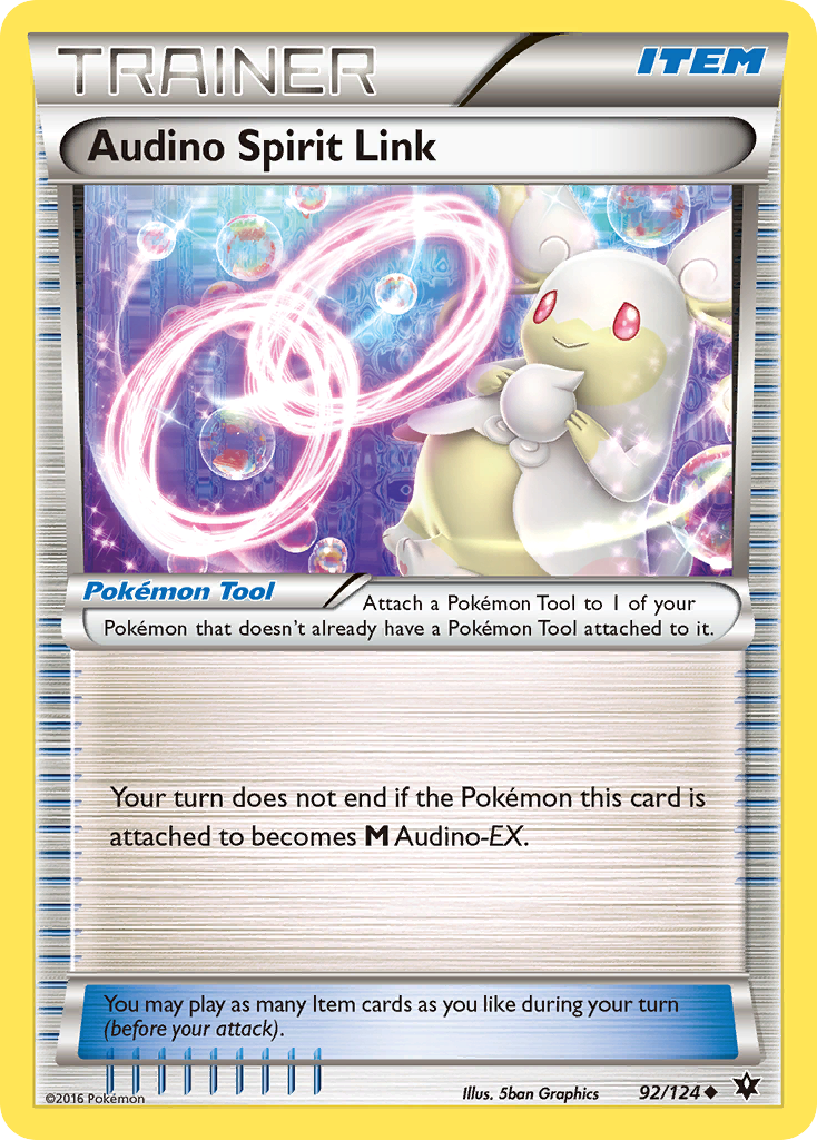 Audino Spirit Link (92/124) [XY: Fates Collide] | Pegasus Games WI