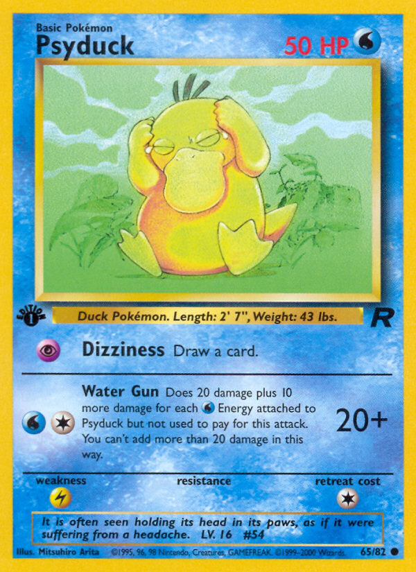 Psyduck (65/82) [Team Rocket 1st Edition] | Pegasus Games WI