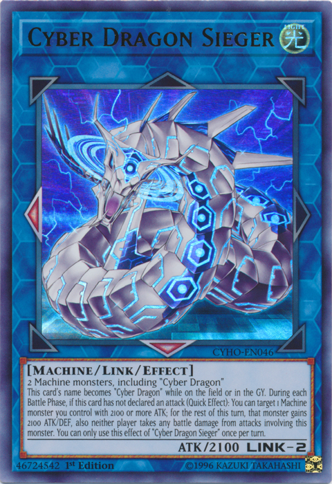 Cyber Dragon Sieger [CYHO-EN046] Ultra Rare | Pegasus Games WI