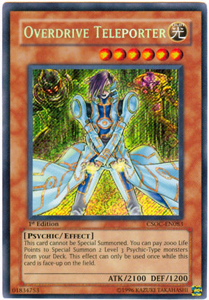 Overdrive Teleporter [CSOC-EN083] Secret Rare | Pegasus Games WI