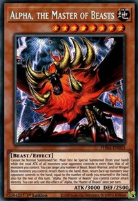 Alpha, the Master of Beasts [PHRA-EN023] Secret Rare | Pegasus Games WI