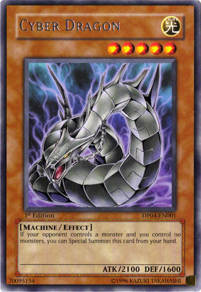 Cyber Dragon [DP04-EN001] Rare | Pegasus Games WI