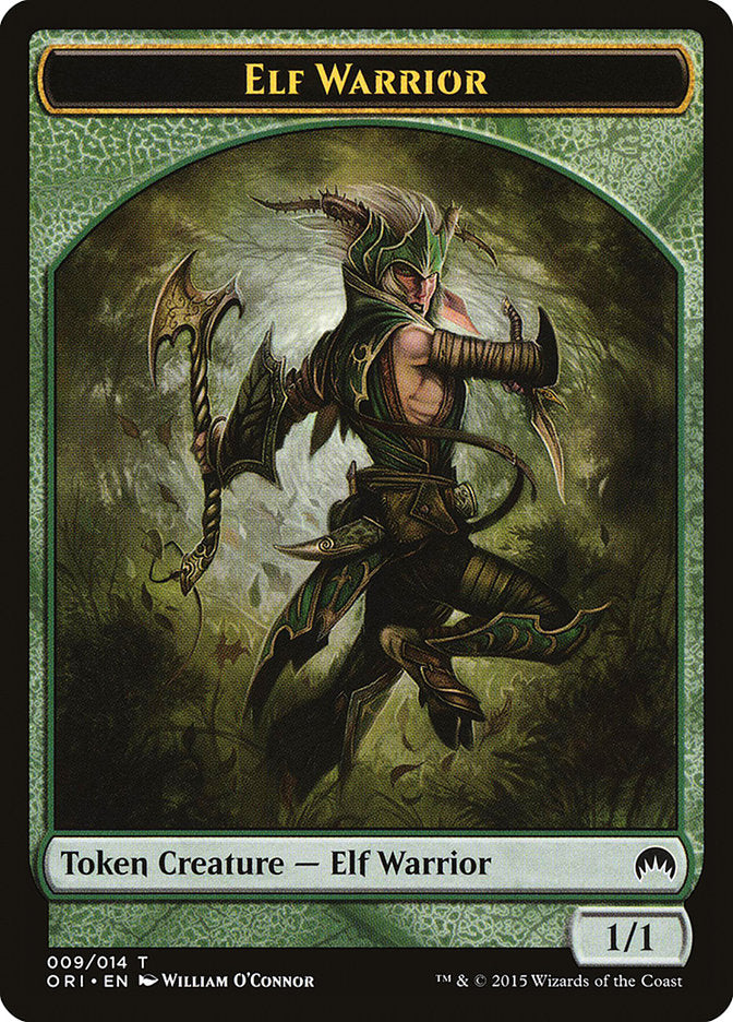 Elf Warrior Token [Magic Origins Tokens] | Pegasus Games WI