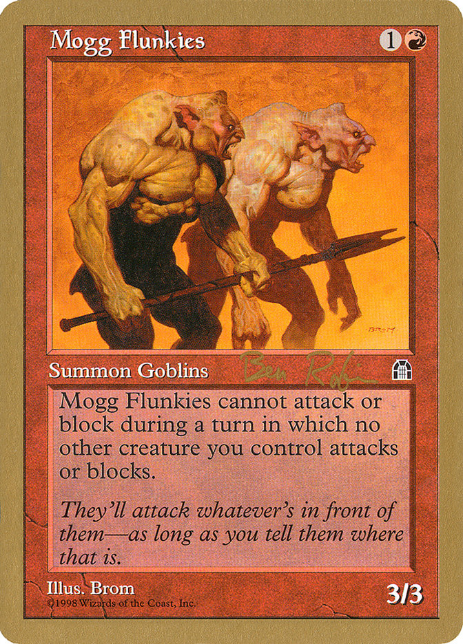 Mogg Flunkies (Ben Rubin) [World Championship Decks 1998] | Pegasus Games WI