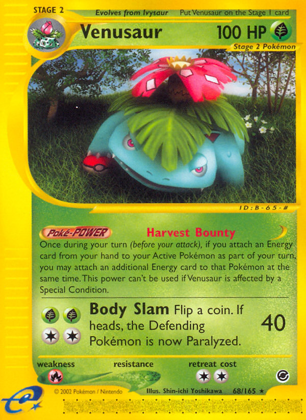 Venusaur (68/165) [Expedition: Base Set] | Pegasus Games WI