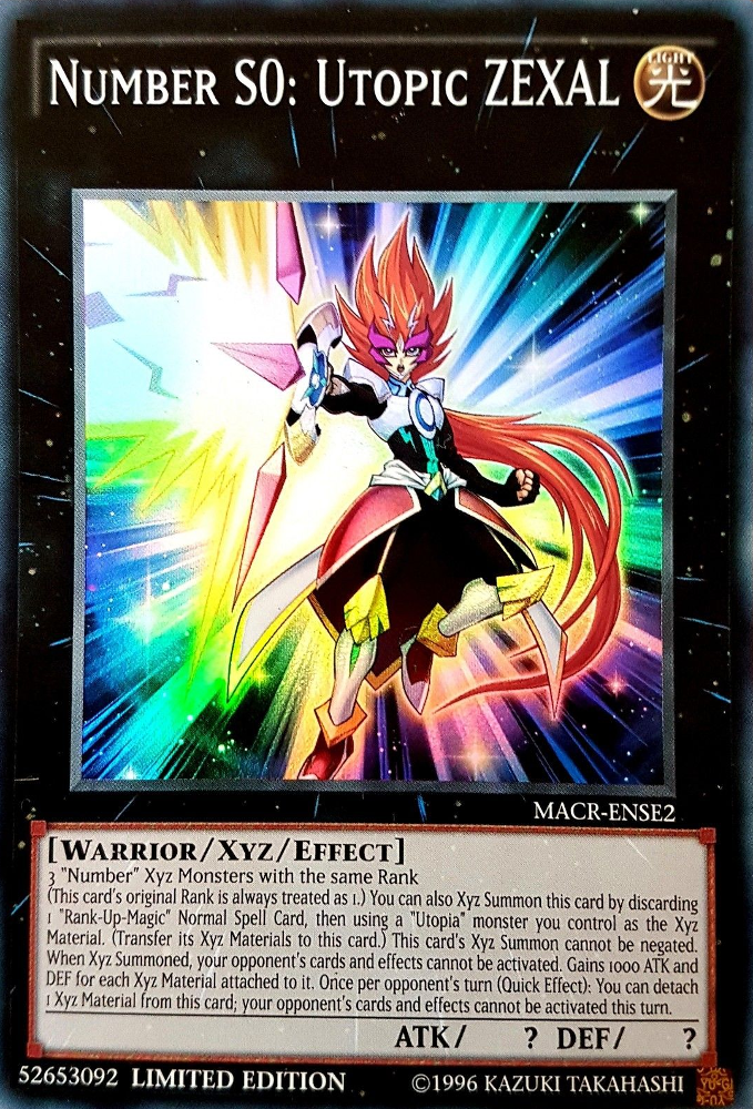 Number S0: Utopic ZEXAL [MACR-ENSE2] Super Rare | Pegasus Games WI