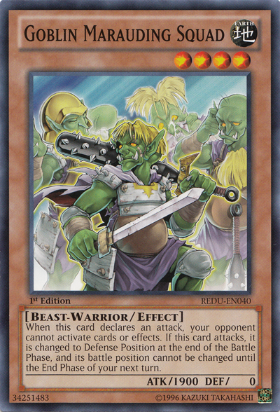 Goblin Marauding Squad [REDU-EN040] Common | Pegasus Games WI