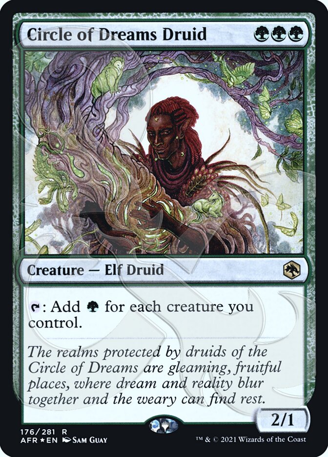 Circle of Dreams Druid (Ampersand Promo) [Dungeons & Dragons: Adventures in the Forgotten Realms Promos] | Pegasus Games WI