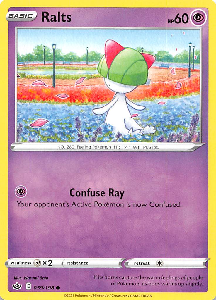 Ralts (059/198) [Sword & Shield: Chilling Reign] | Pegasus Games WI