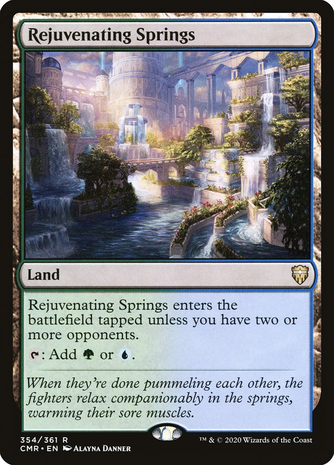 Rejuvenating Springs [Commander Legends] | Pegasus Games WI