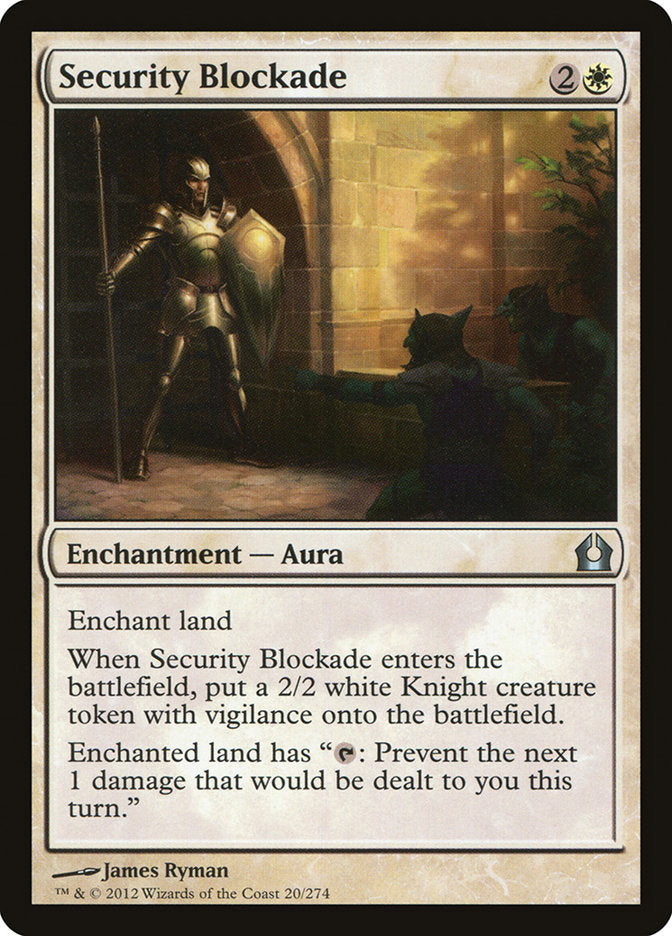 Security Blockade [Return to Ravnica] | Pegasus Games WI