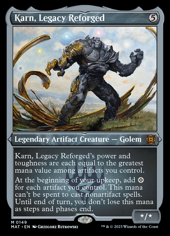 Karn, Legacy Reforged (Foil Etched) [March of the Machine: The Aftermath] | Pegasus Games WI