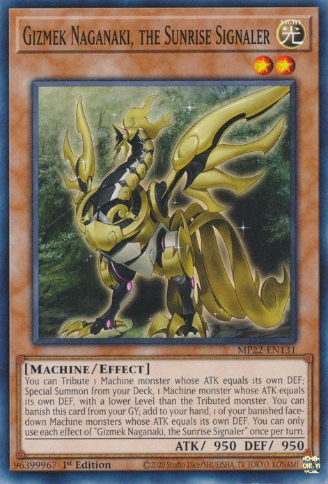 Gizmek Naganaki, the Sunrise Signaler [MP22-EN131] Common | Pegasus Games WI