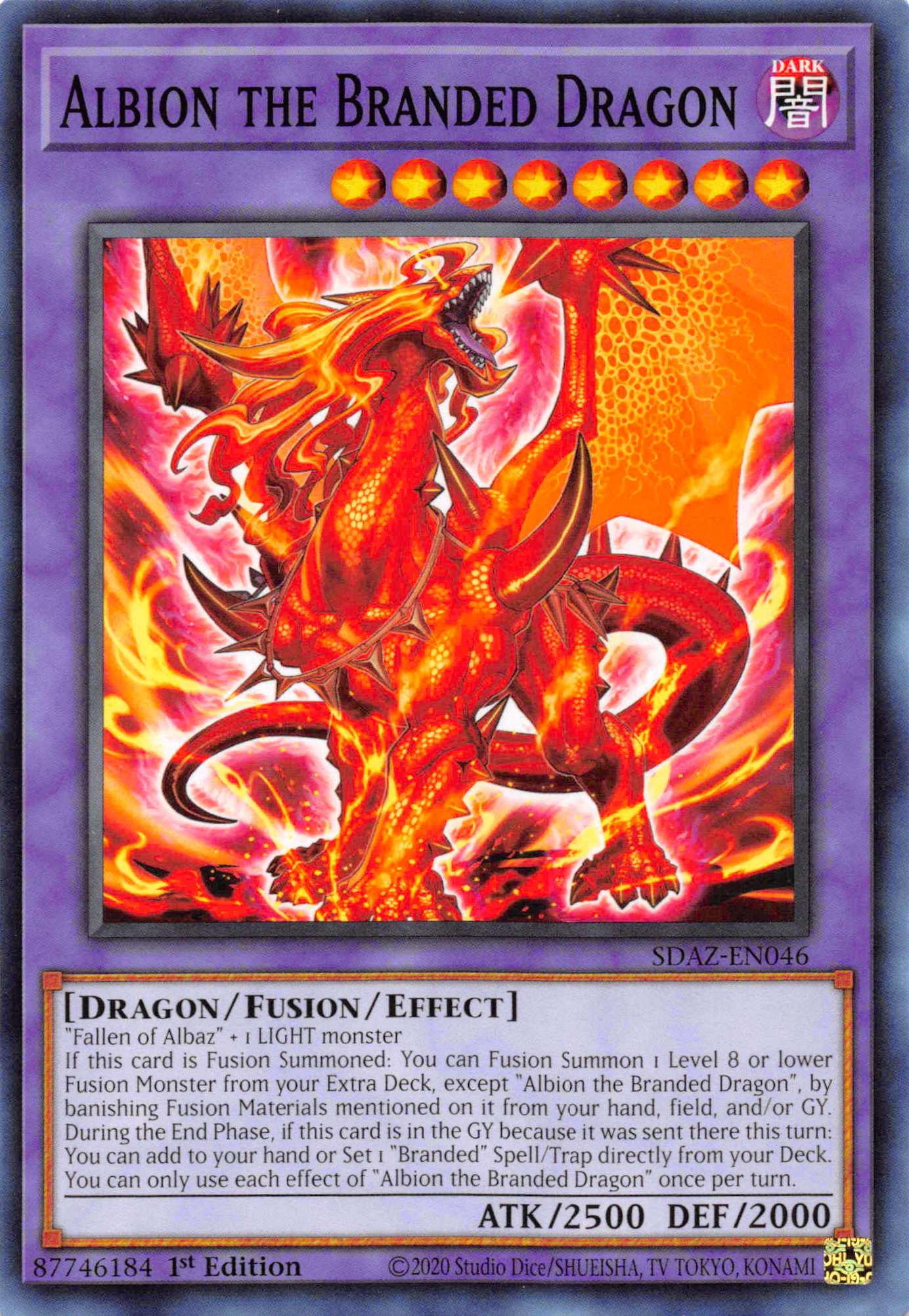 Albion the Branded Dragon [SDAZ-EN046] Common | Pegasus Games WI