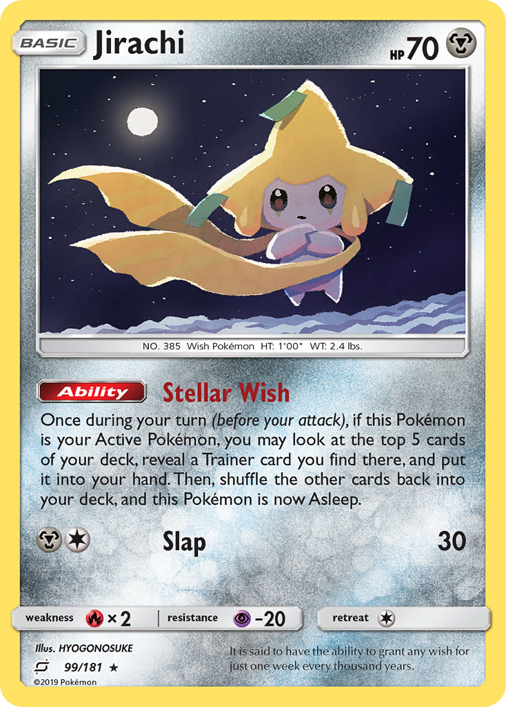 Jirachi (99/181) [Sun & Moon: Team Up] | Pegasus Games WI