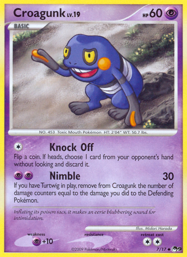 Croagunk (7/17) [POP Series 9] | Pegasus Games WI