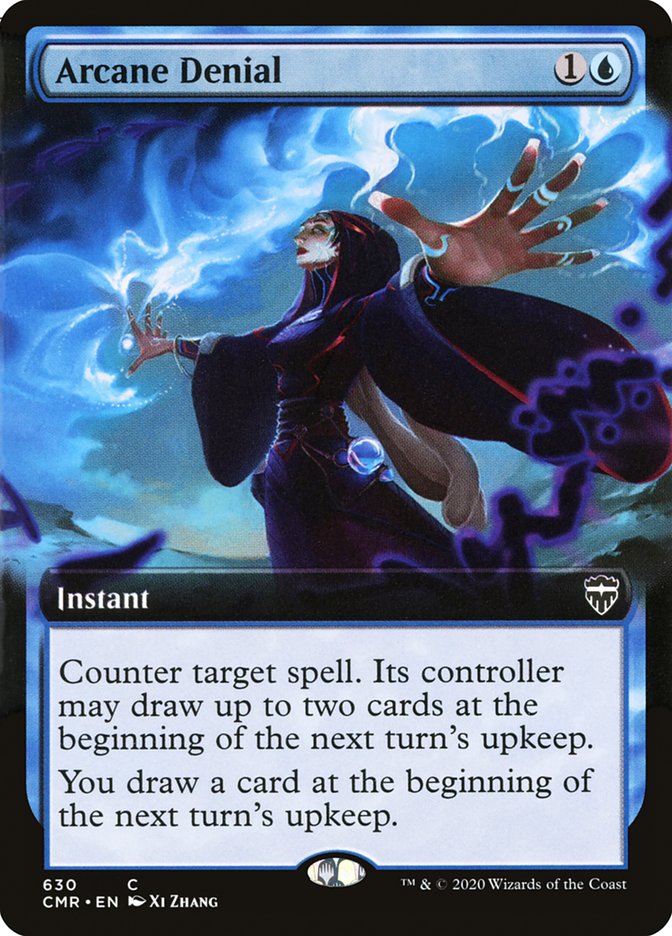 Arcane Denial (Extended Art) [Commander Legends] | Pegasus Games WI