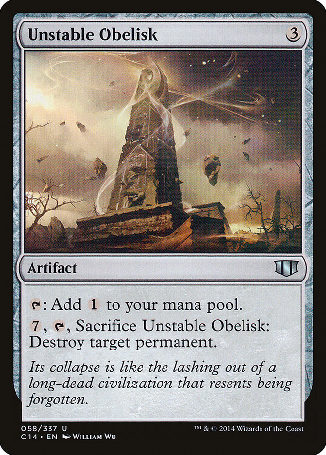 Unstable Obelisk [Commander 2014] | Pegasus Games WI