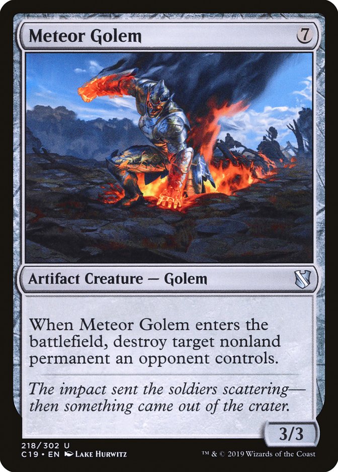 Meteor Golem [Commander 2019] | Pegasus Games WI