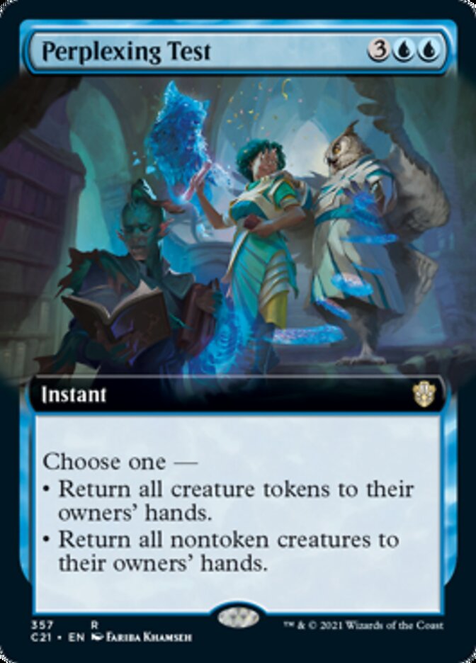 Perplexing Test (Extended Art) [Commander 2021] | Pegasus Games WI
