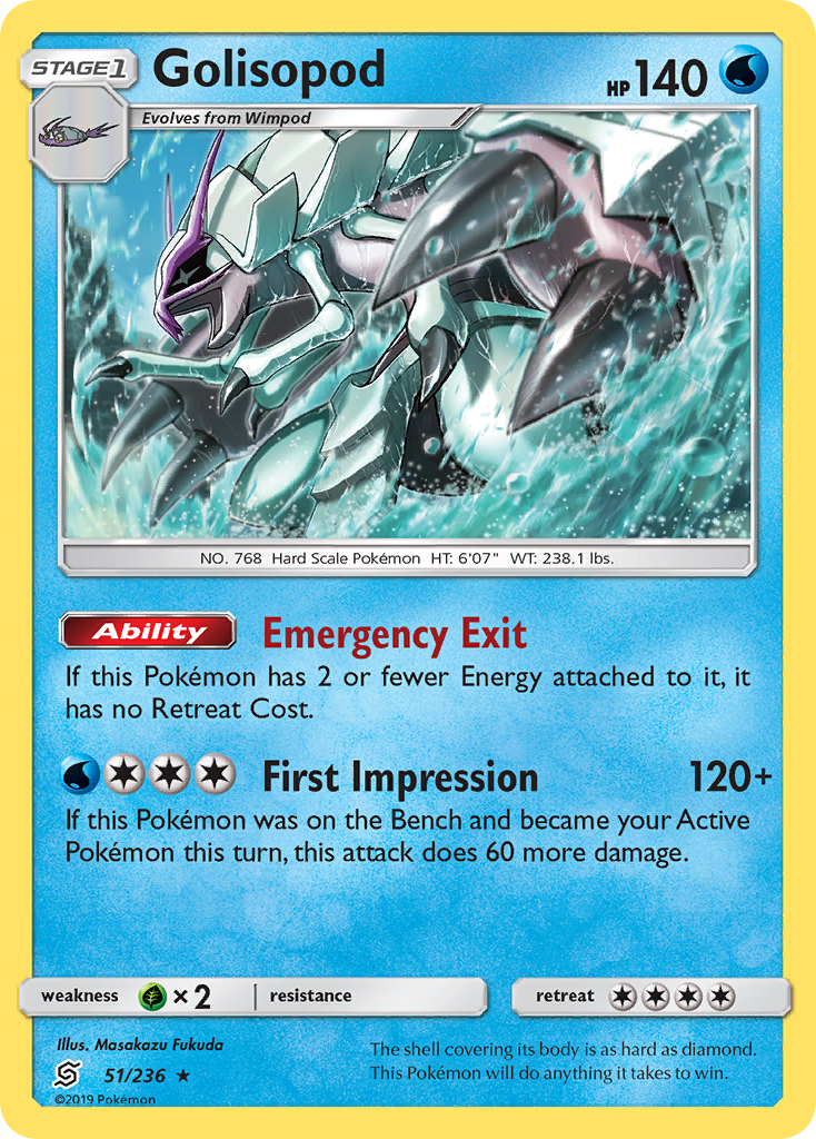 Golisopod (51/236) [Sun & Moon: Unified Minds] | Pegasus Games WI