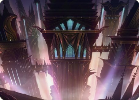 Skybridge Towers Art Card [Streets of New Capenna Art Series] | Pegasus Games WI