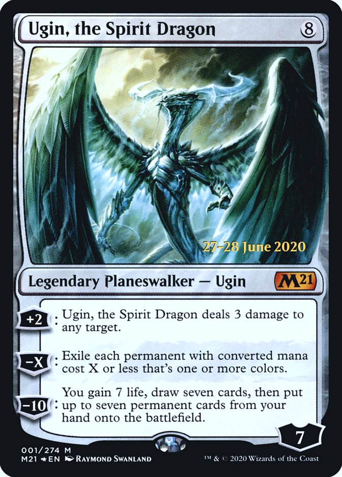 Ugin, the Spirit Dragon [Core Set 2021 Prerelease Promos] | Pegasus Games WI