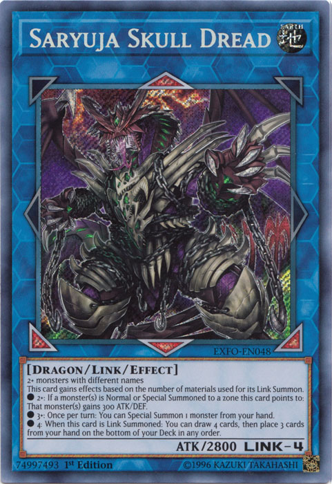 Saryuja Skull Dread [EXFO-EN048] Secret Rare | Pegasus Games WI