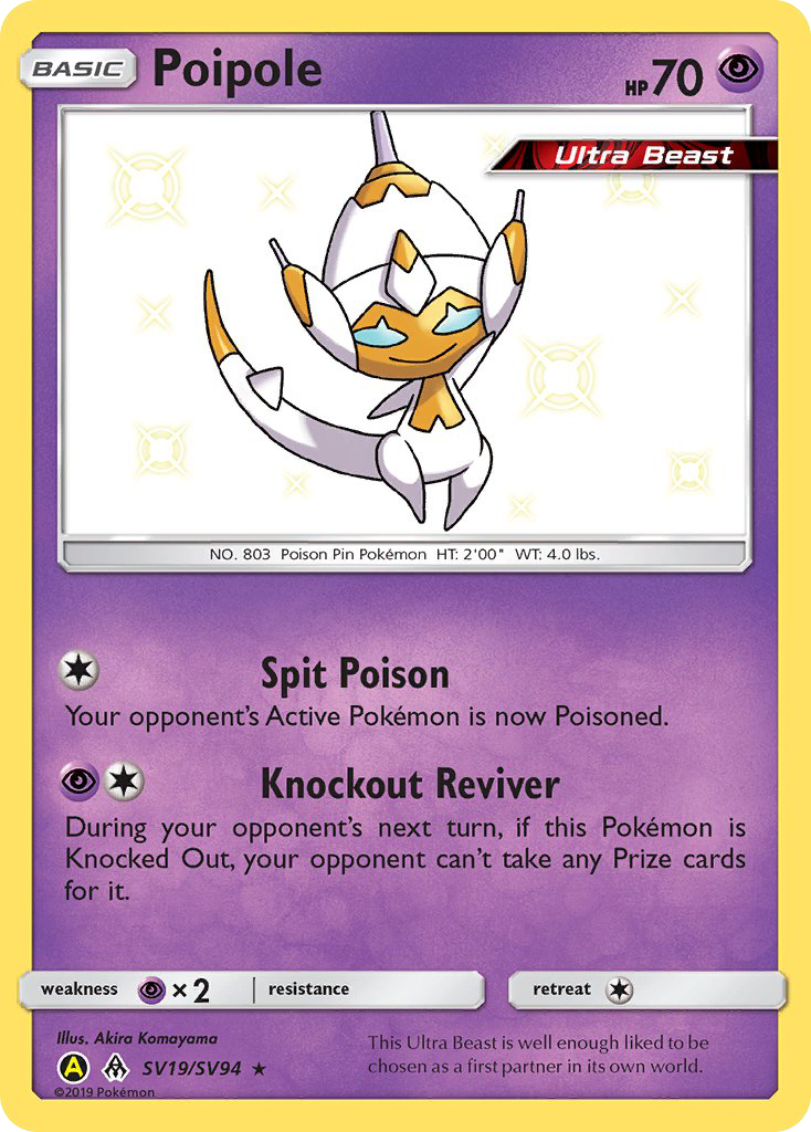 Poipole (SV19/SV94) [Sun & Moon: Hidden Fates - Shiny Vault] | Pegasus Games WI