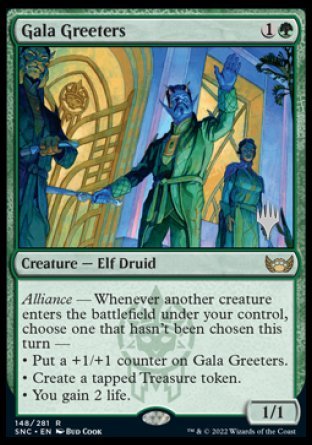 Gala Greeters (Promo Pack) [Streets of New Capenna Promos] | Pegasus Games WI