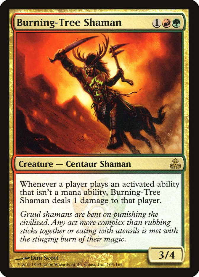 Burning-Tree Shaman [Guildpact] | Pegasus Games WI