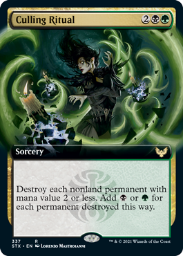 Culling Ritual (Extended Art) [Strixhaven: School of Mages] | Pegasus Games WI